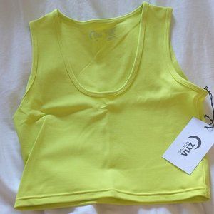 Lime Green ZYIA Crop Top NWT